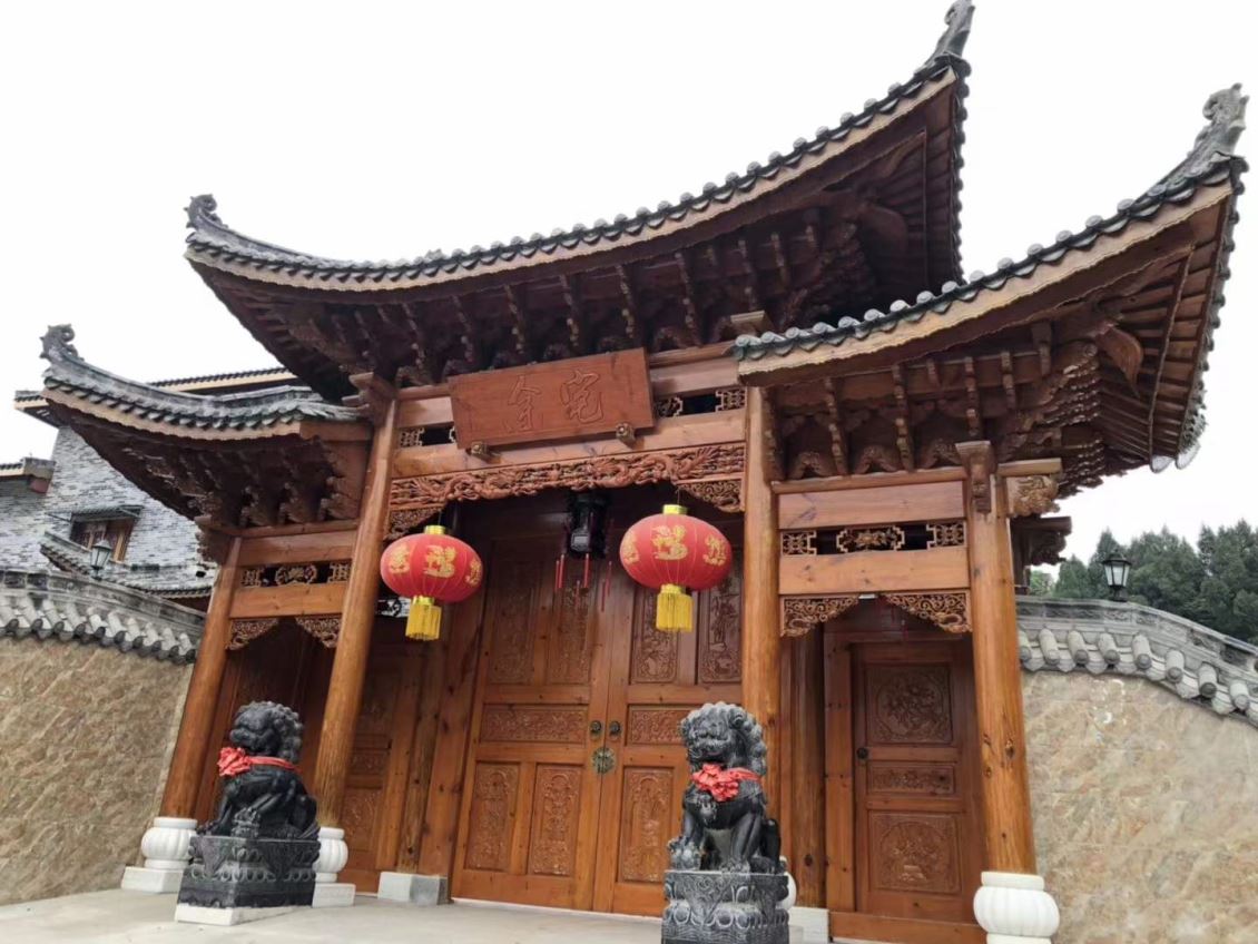 成都仿古仿古四合院院门